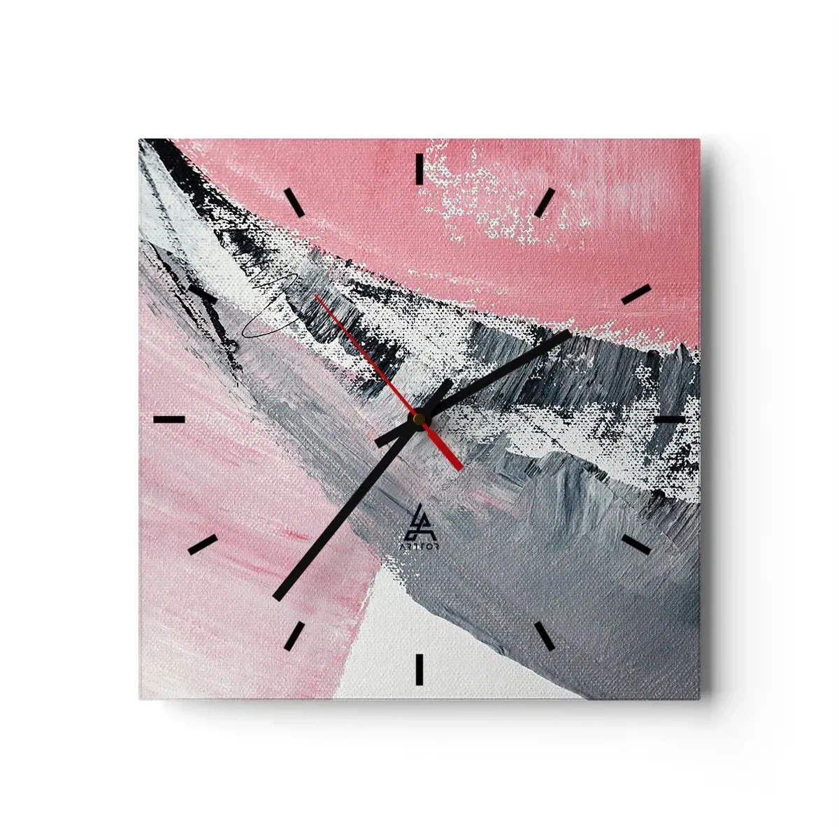 Horloge murale - Pendule murale - Composition assortie - 40x40 cm