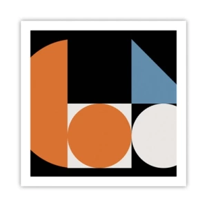 Affiche - Poster - Rangement de figures - 60x60 cm