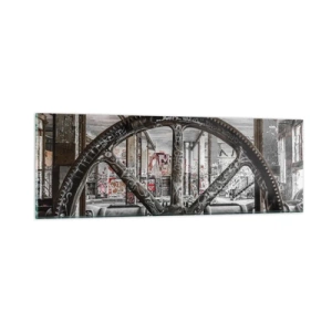 Impression sur verre - Image sur verre - Vie secrète d'une usine - 90x30 cm