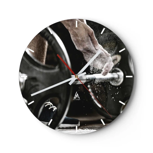 Horloge murale - Pendule murale - Défi accepté! - 40x40 cm