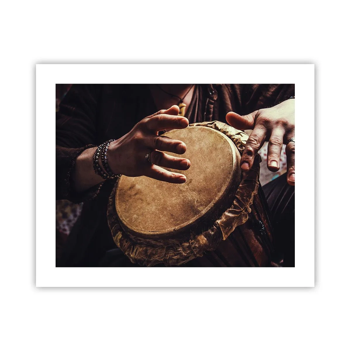 Affiche - Poster - Au rythme du coeur - 50x40 cm