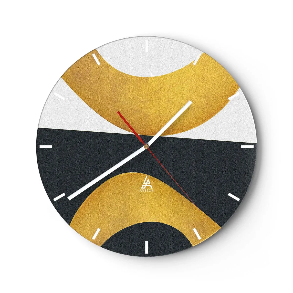 Horloge murale - Pendule murale - Avant tout : l’or - 40x40 cm