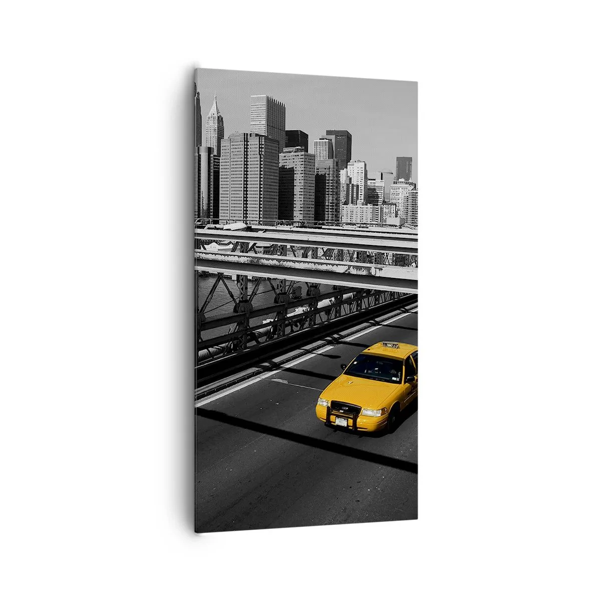 Impression sur toile - Image sur toile - Couleur de la grande ville - 65x120 cm