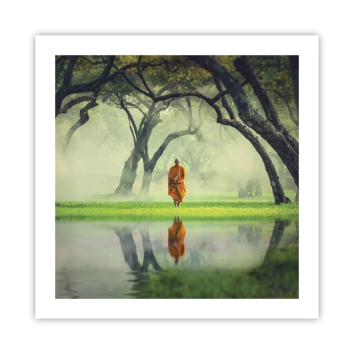 Affiche - Poster - En route vers l'illumination - 50x50 cm