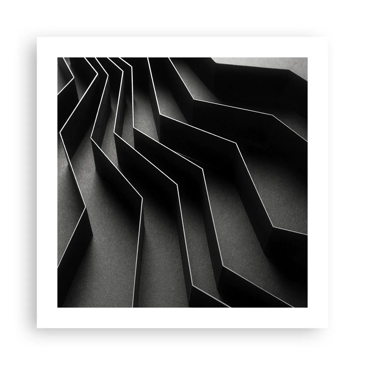 Affiche - Poster - Ordre spatial - 50x50 cm