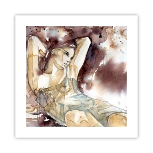 Affiche - Poster - D'humeur lilas - 40x40 cm