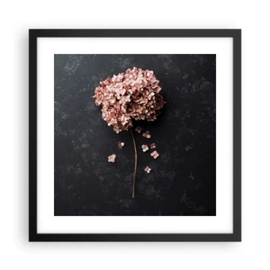 Affiche dans un cadre noir - Poster - Un signe vraiment romantique - 40x40 cm