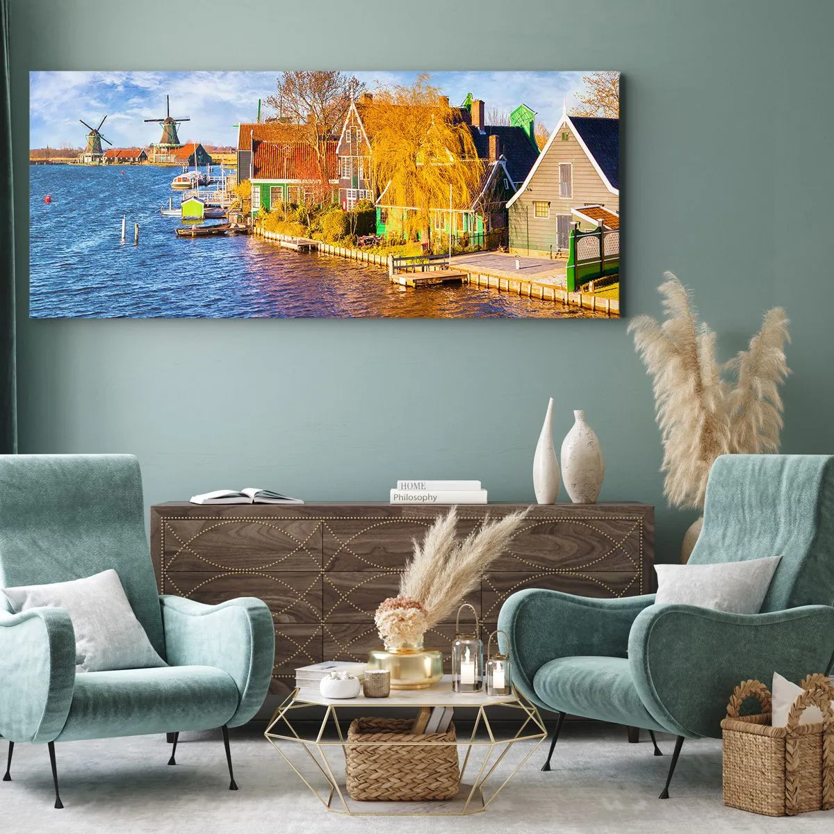 Impression sur toile - Image sur toile - C'est pareil depuis des lustres - 90x30 cm