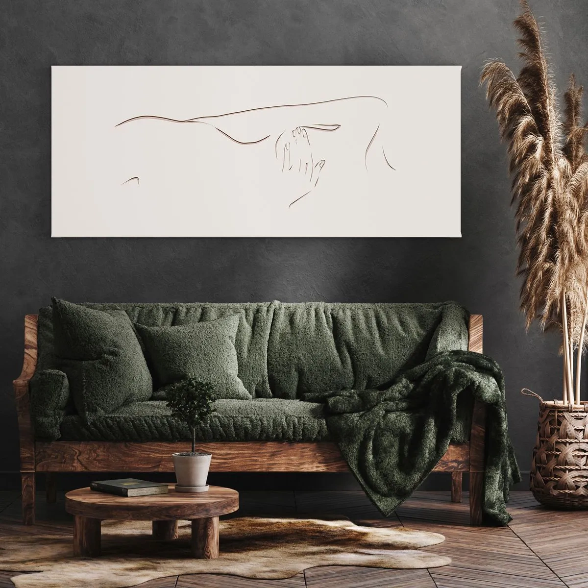 Impression sur toile - Image sur toile - La forme du désir - 100x40 cm