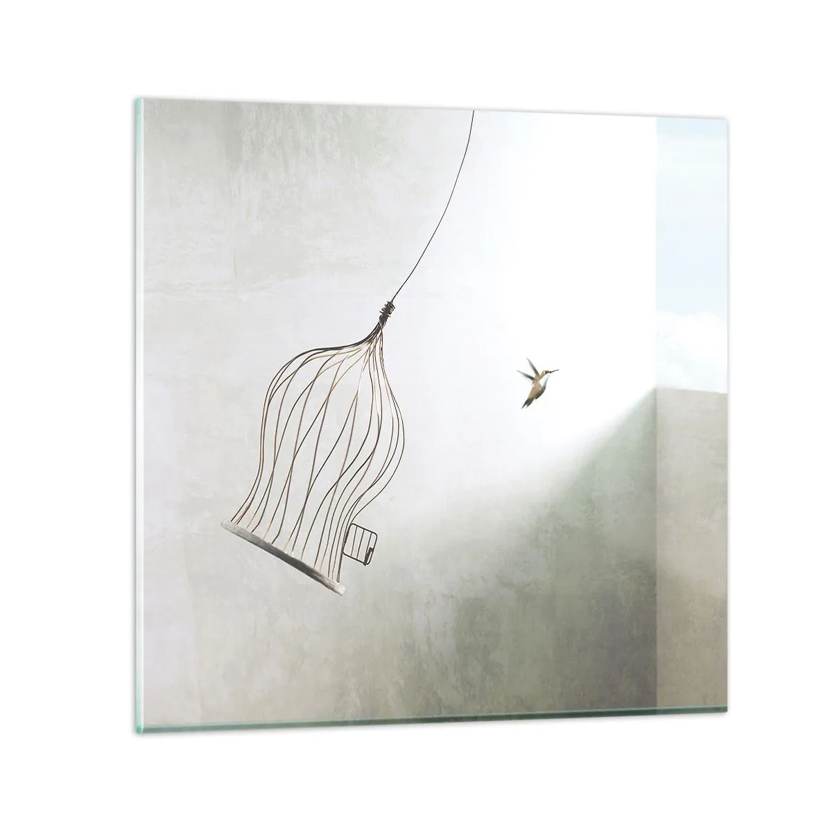 Impression sur verre - Image sur verre - Dans son élément - 60x60 cm