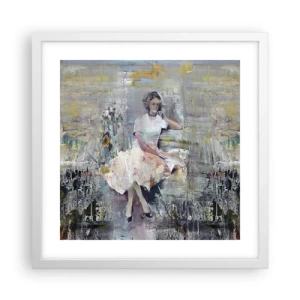 Affiche dans un cadre blanc - Poster - Classique et moderne - 40x40 cm