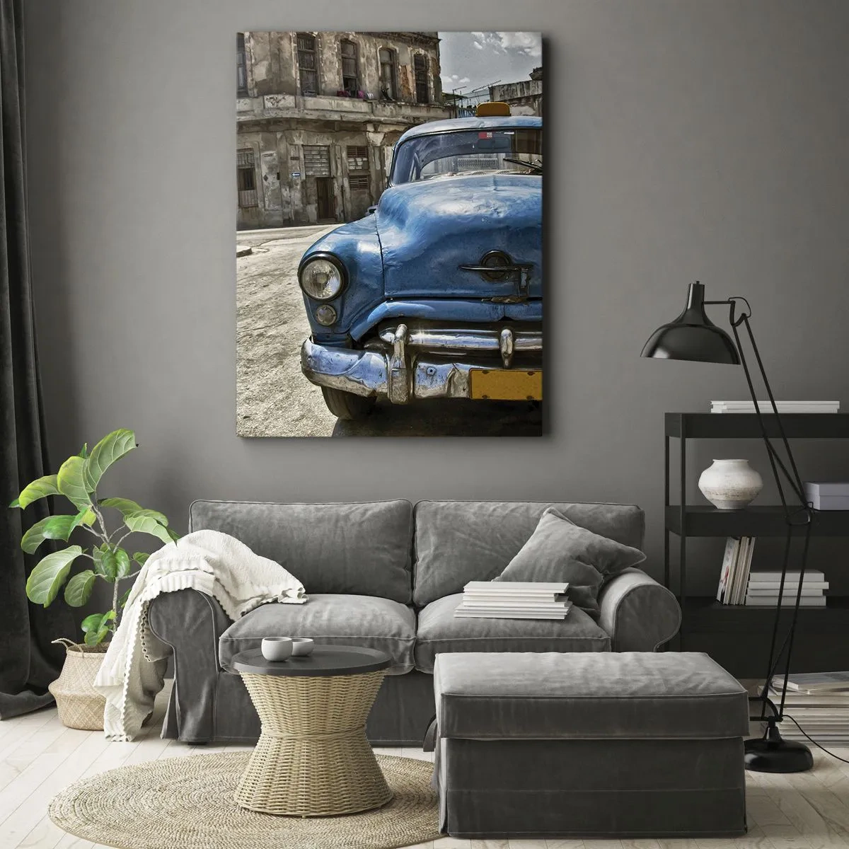 Impression sur toile - Image sur toile - L'ancien est beau - 45x80 cm