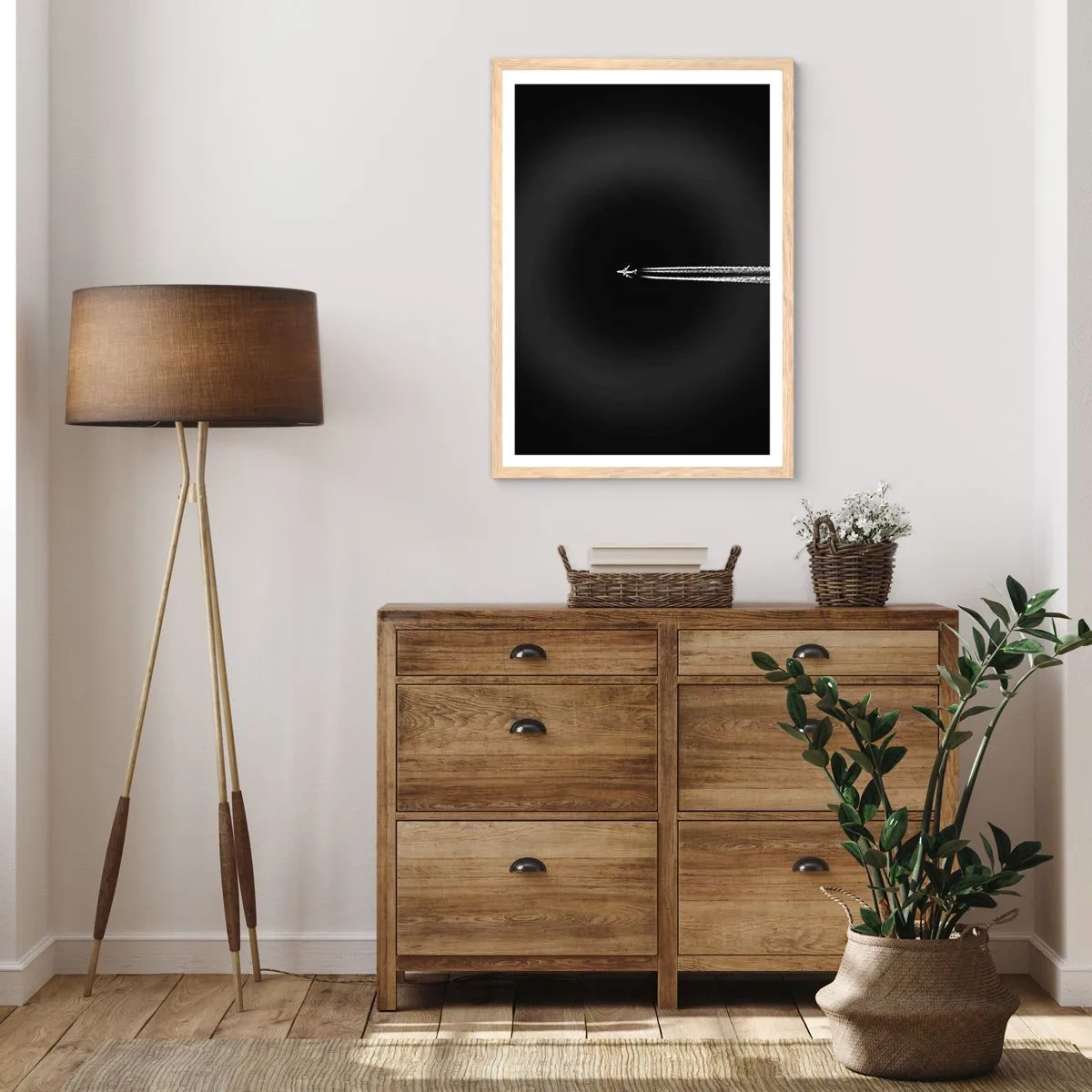 Affiche dans un chêne clair - Poster - Dans une autre dimension - 70x100 cm