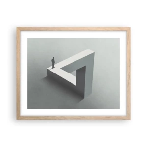 Affiche dans un chêne clair - Poster - Mais c'est possible - 50x40 cm