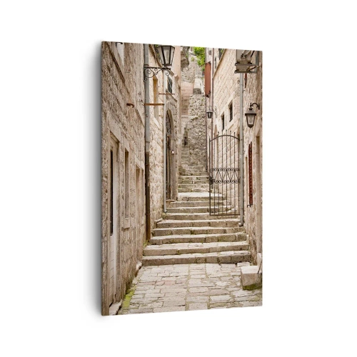 Impression sur toile - Image sur toile - Une vieille ruelle magique - 80x120 cm