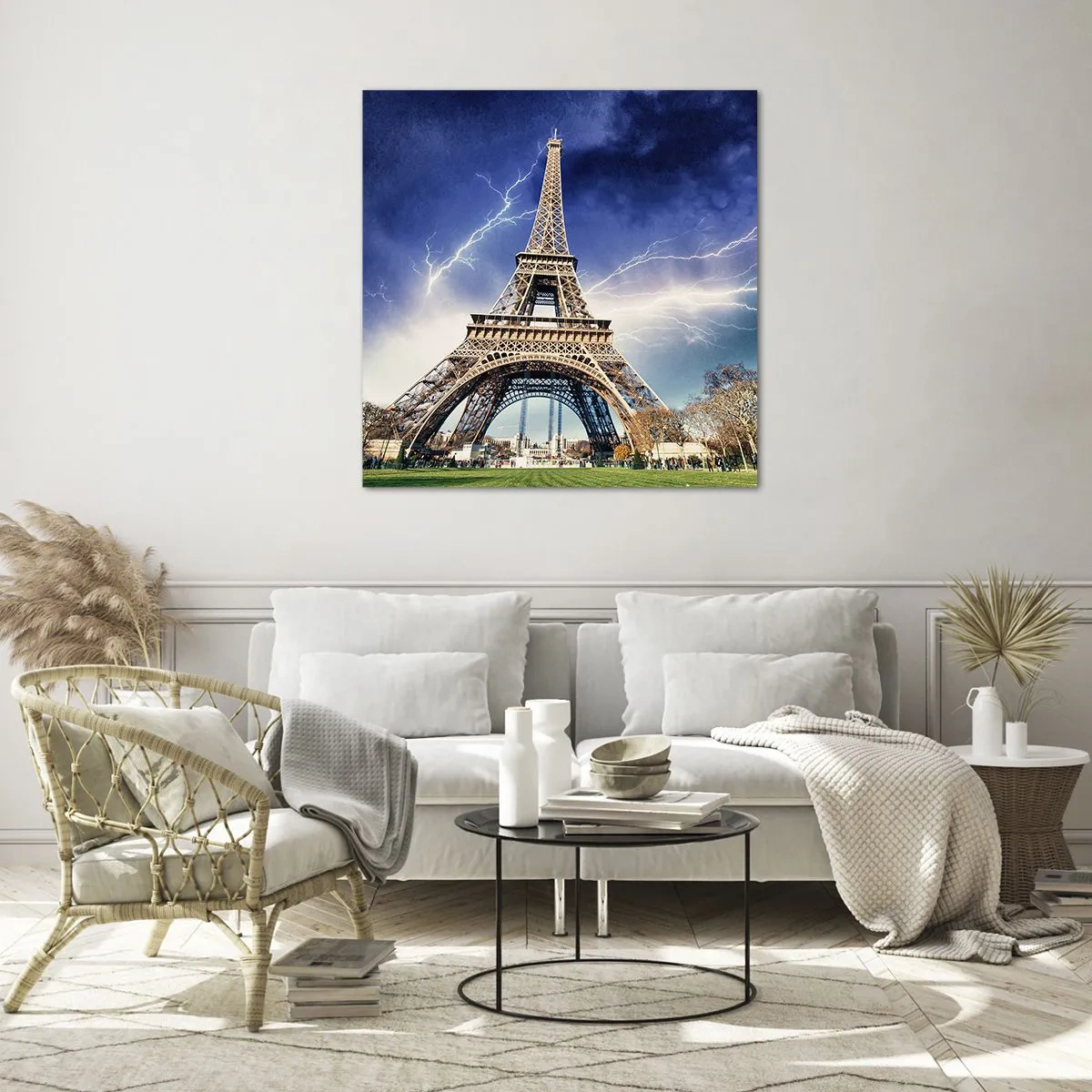 Impression sur verre - Image sur verre - Maître des tempêtes - 50x50 cm