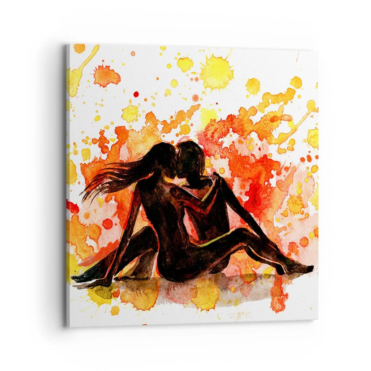 Impression sur toile - Image sur toile - Et la lumière fut - 70x70 cm