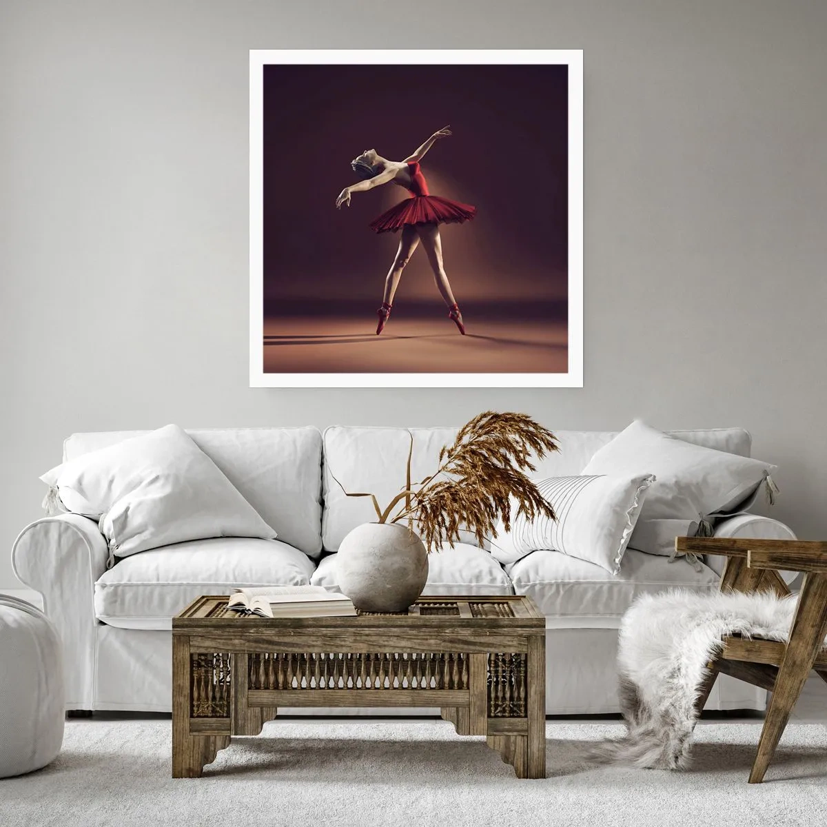 Affiche - Poster - Une danseuse étoile - 60x60 cm