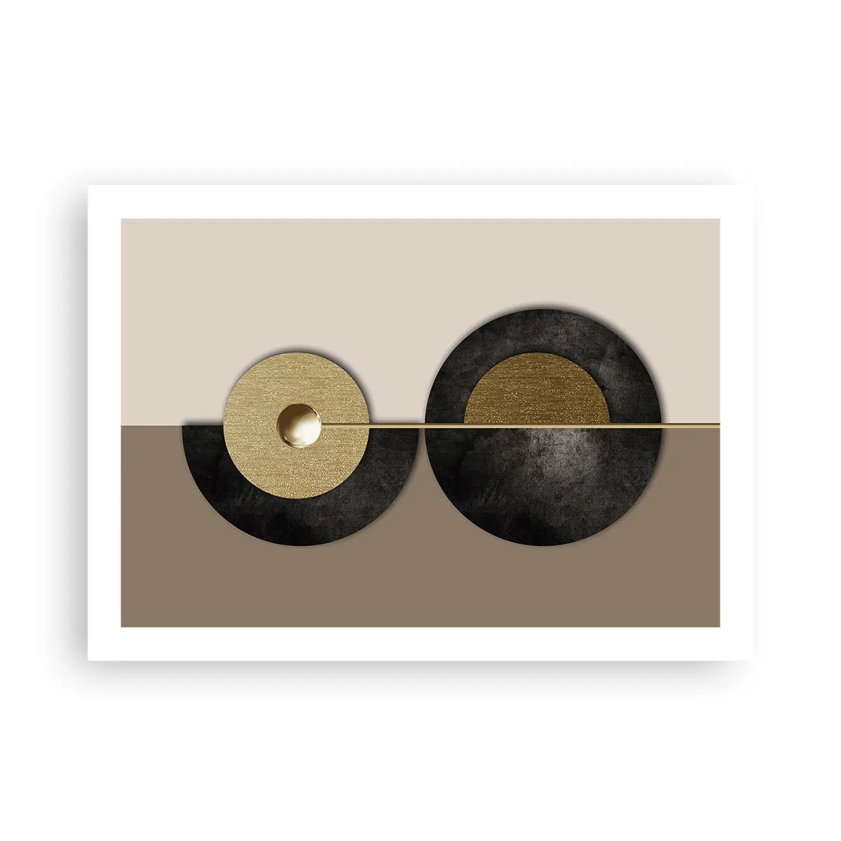 Affiche - Poster - Variations autour du cercle - 70x50 cm