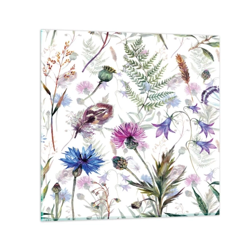 Impression sur verre - Image sur verre - Herbier polonais - 30x30 cm