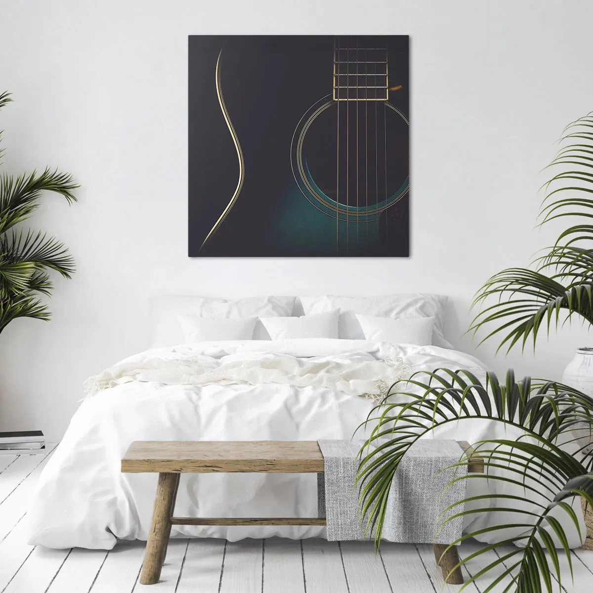 Impression sur toile - Image sur toile - Le calme avant la tempête - 70x70 cm