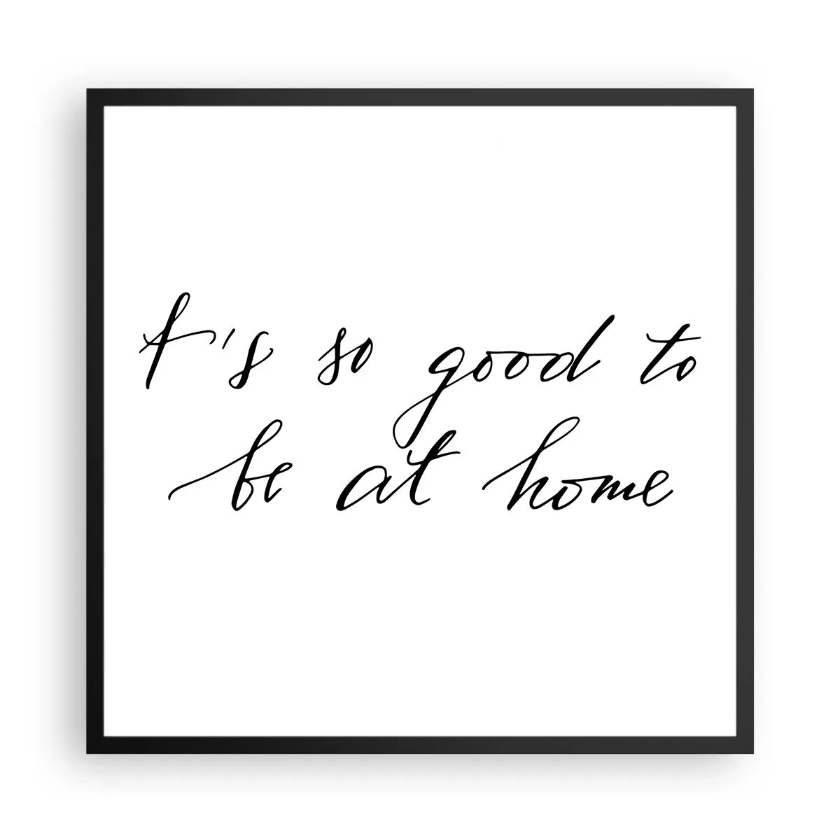 Affiche dans un cadre noir - Poster - Toute la vérite - 60x60 cm