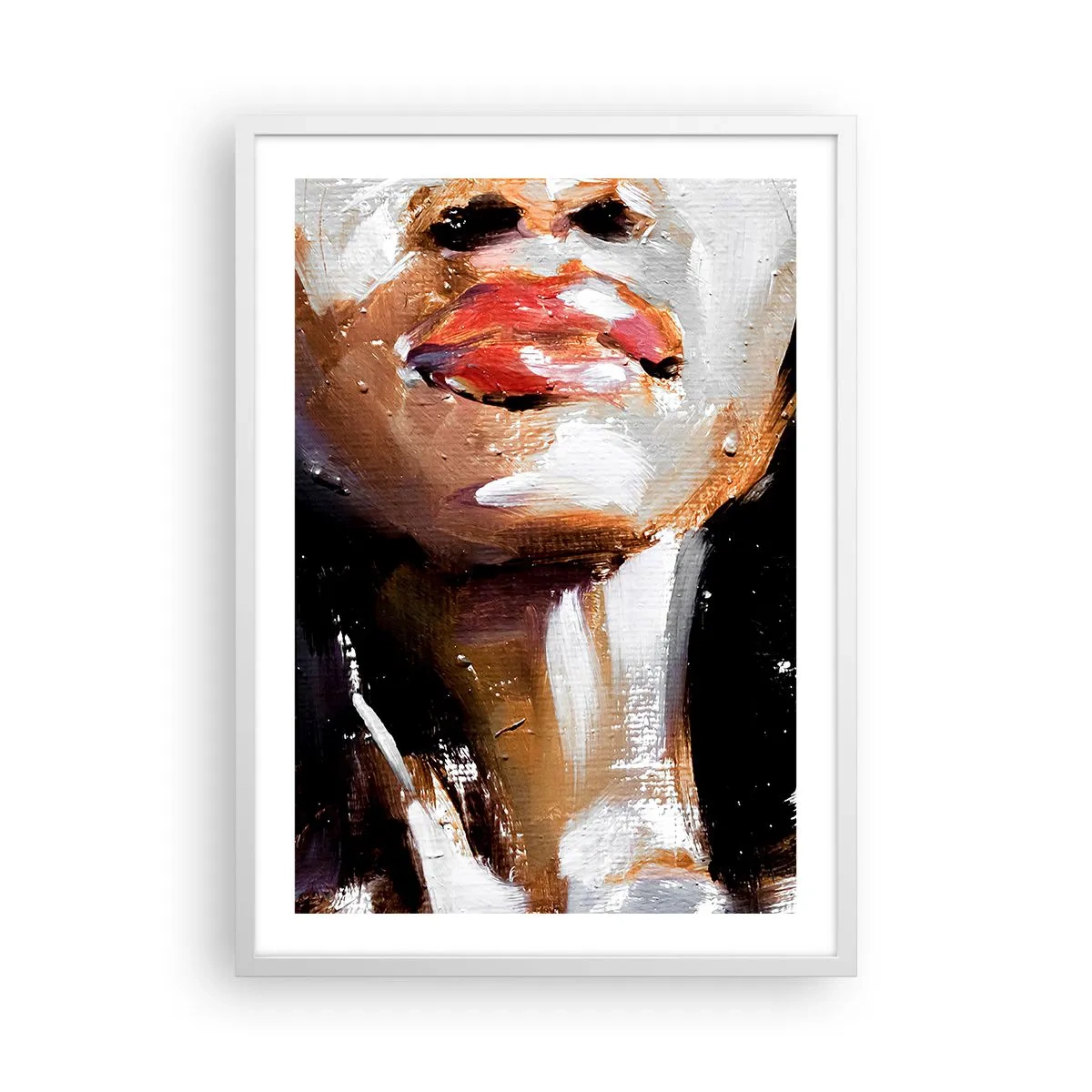 Affiche dans un cadre blanc - Poster - Fierté sans préjugés - 50x70 cm