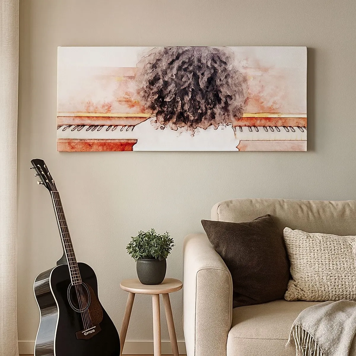 Impression sur toile - Image sur toile - Dans un nouveau monde - 100x40 cm