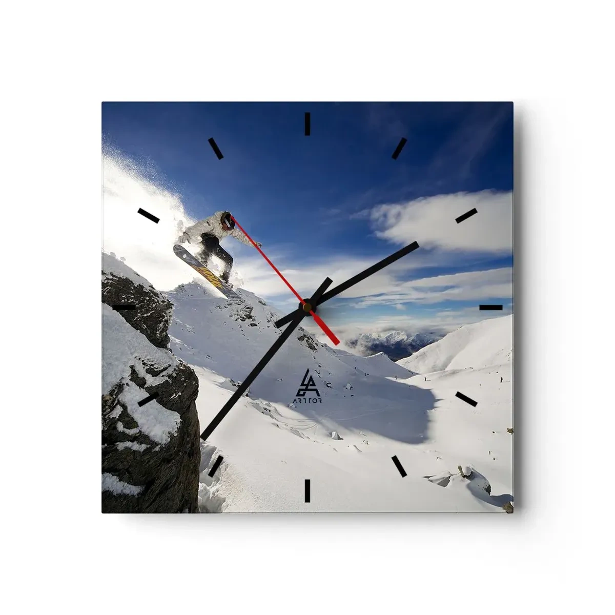Horloge murale - Pendule murale - Liberté sans limite - 40x40 cm