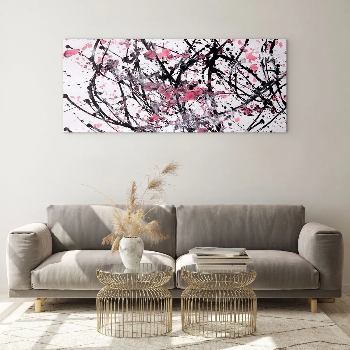 Impression sur verre - Image sur verre - La nature éphémère de la vie - 100x40 cm