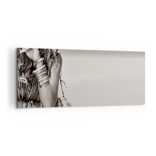 Impression sur toile - Image sur toile - Comment va la fille - 100x40 cm
