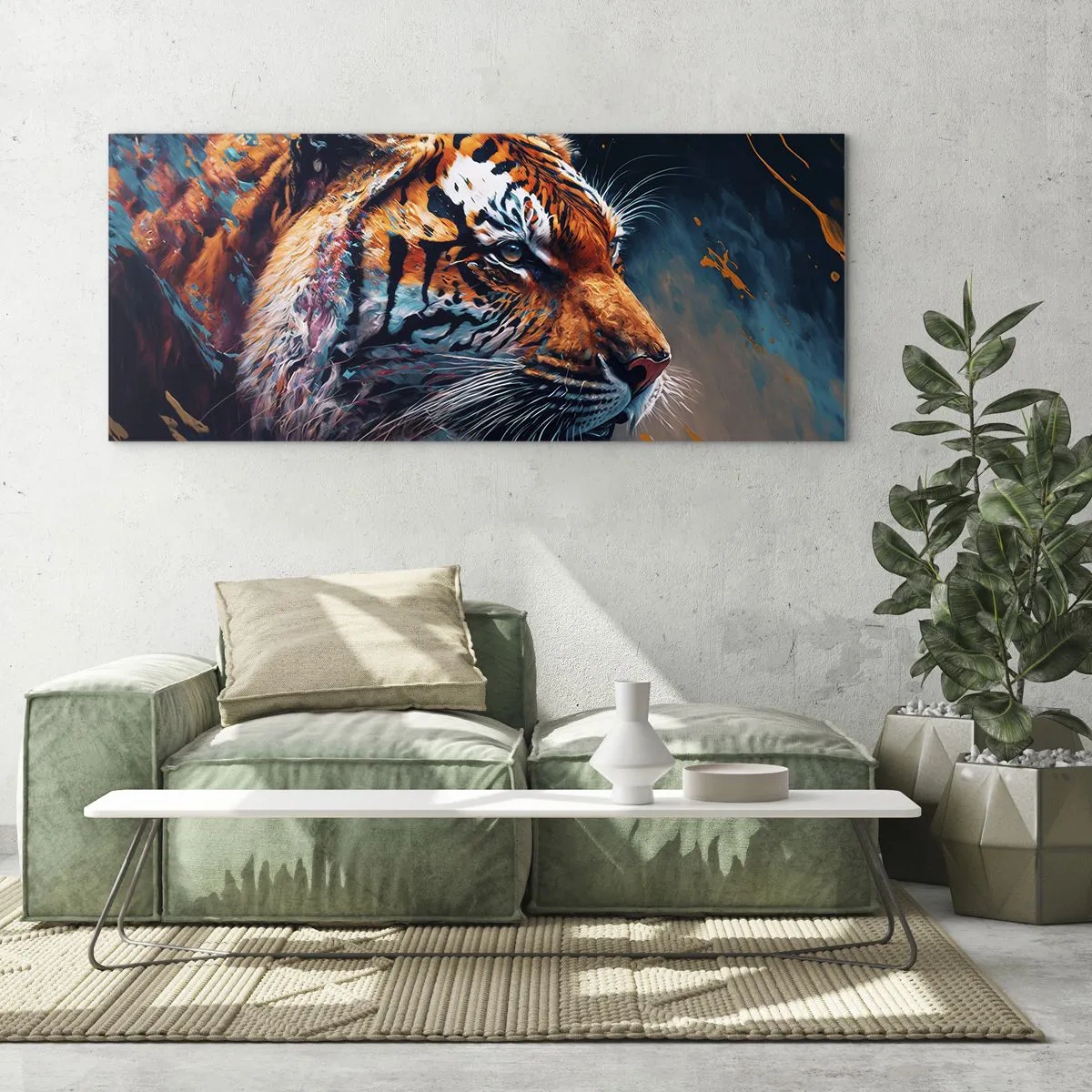 Impression sur verre - Image sur verre - Beauté sauvage - 100x40 cm