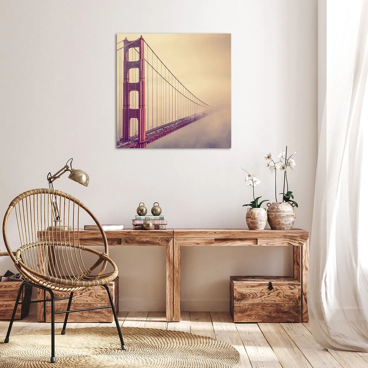 Impression sur toile - Image sur toile - Entre ciel et terre - 40x40 cm