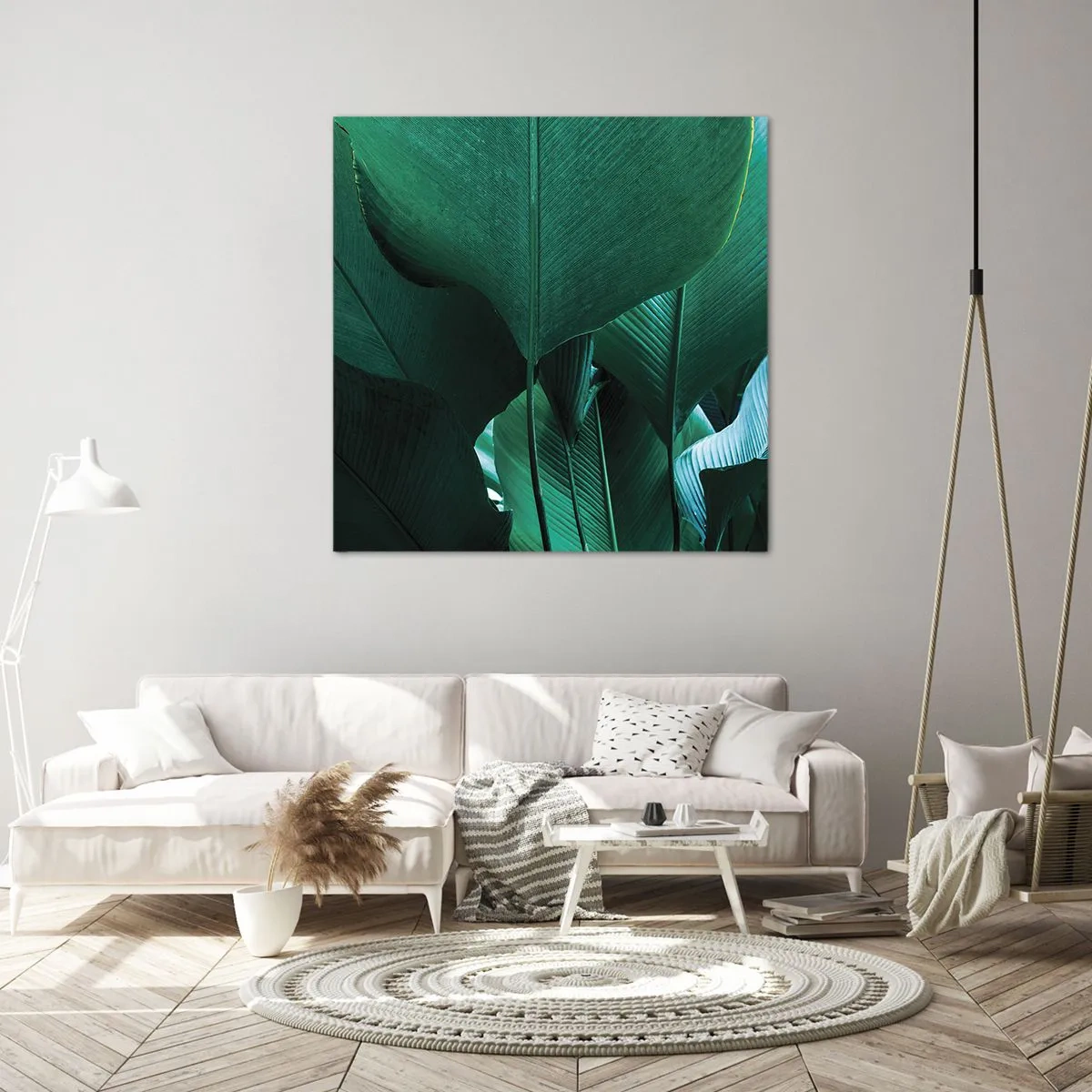 Impression sur toile - Image sur toile - Tourné vers la lumière - 70x70 cm