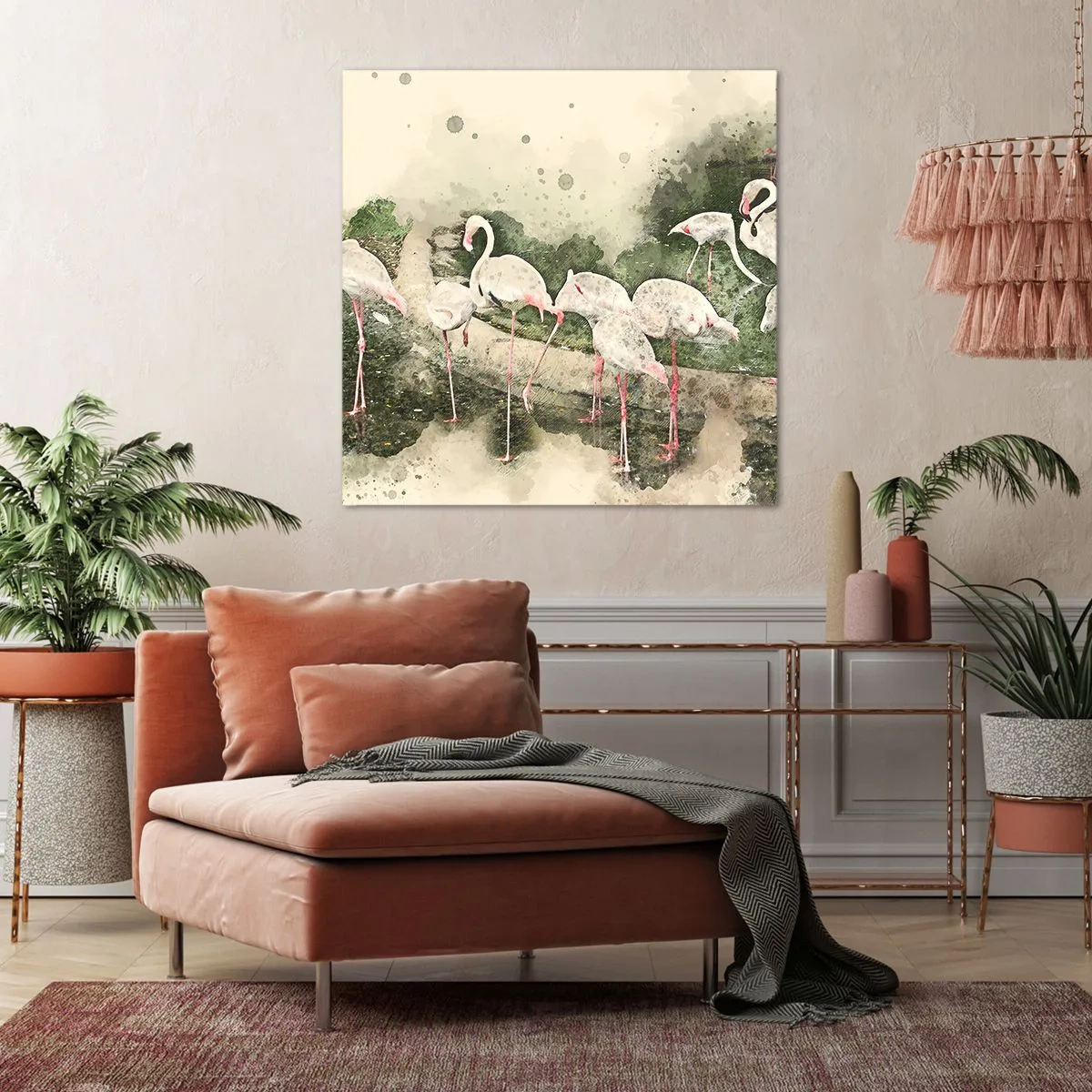 Impression sur toile - Image sur toile - Rêve exotique - 70x70 cm