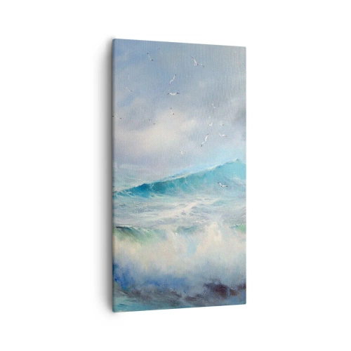 Impression sur toile - Image sur toile - "Le tourbillon hurlait de triomphe..." - 55x100 cm