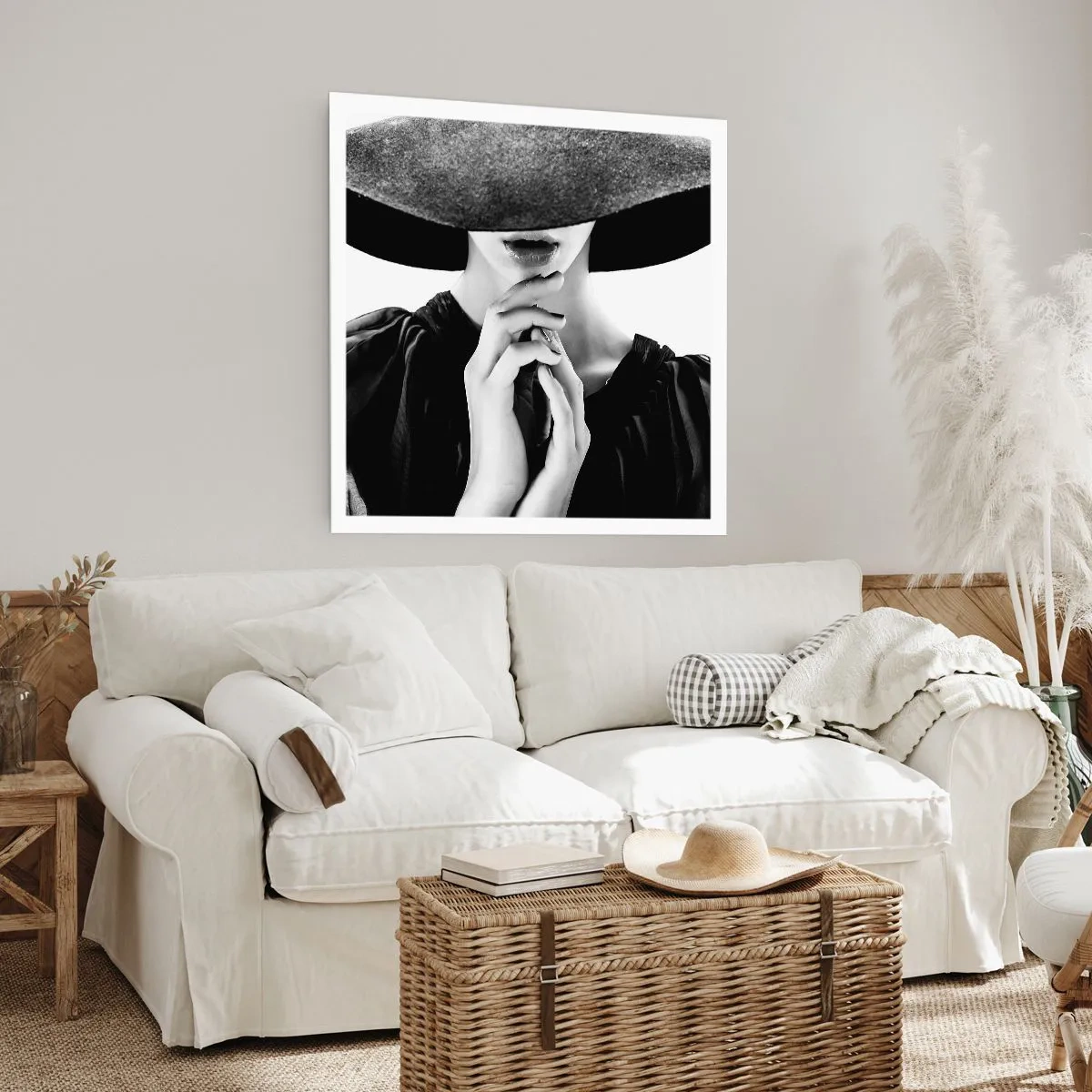 Affiche - Poster - Beauté cachée - 60x60 cm