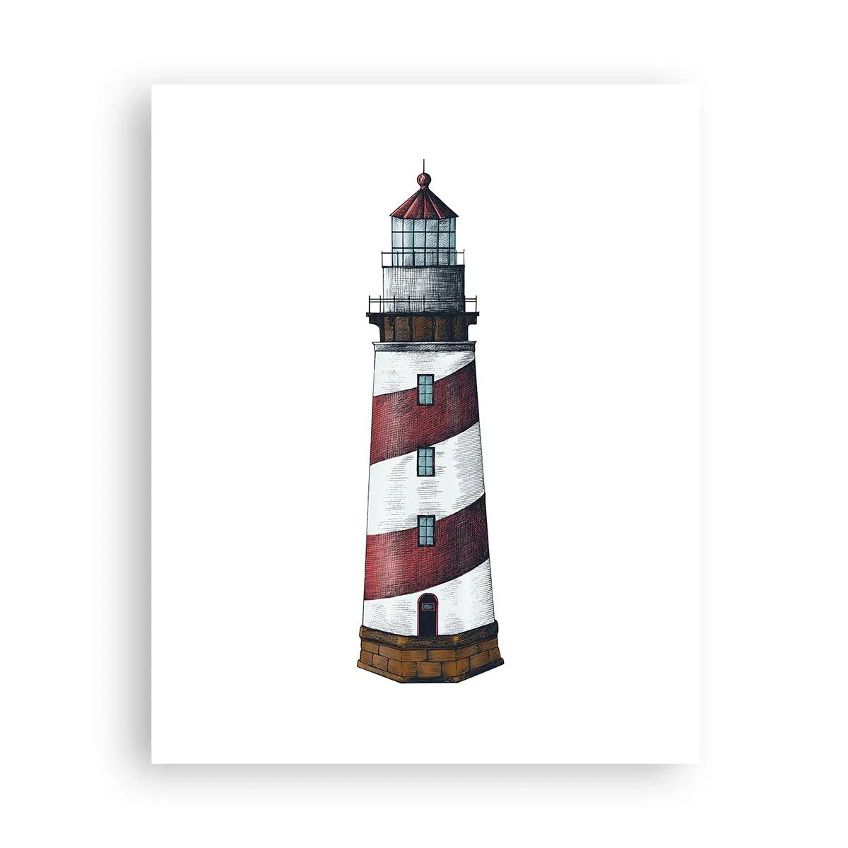 Affiche - Poster - Toujours sur ses gardes - 40x50 cm