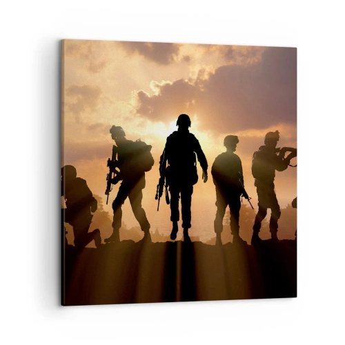 Impression sur toile - Image sur toile - Brothers in arms - 50x50 cm