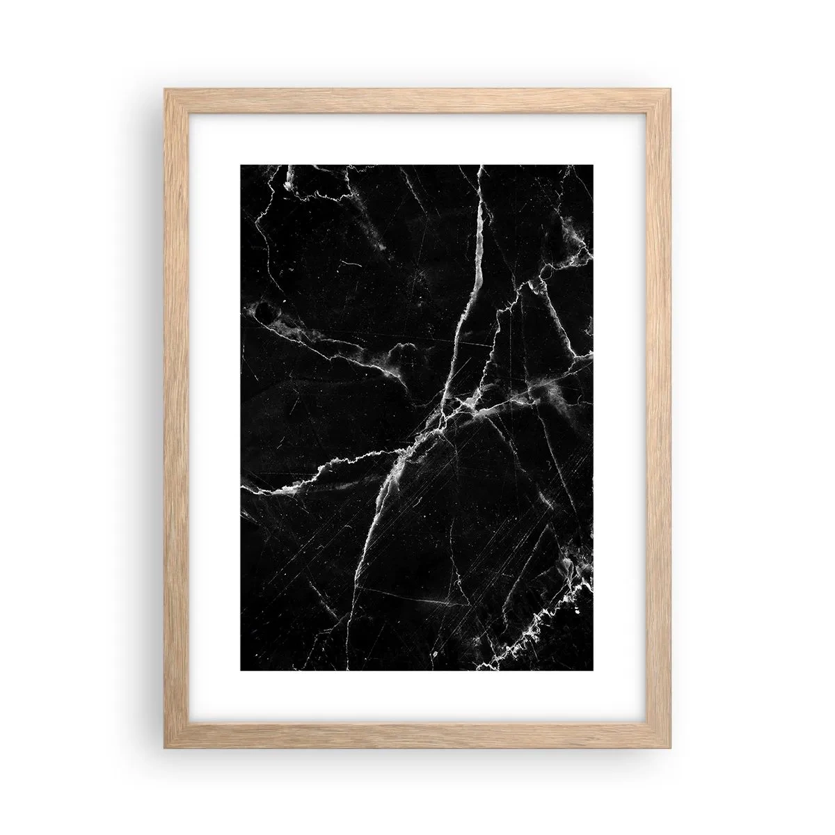 Affiche dans un chêne clair - Poster - La vie secrète de la pierre - 30x40 cm