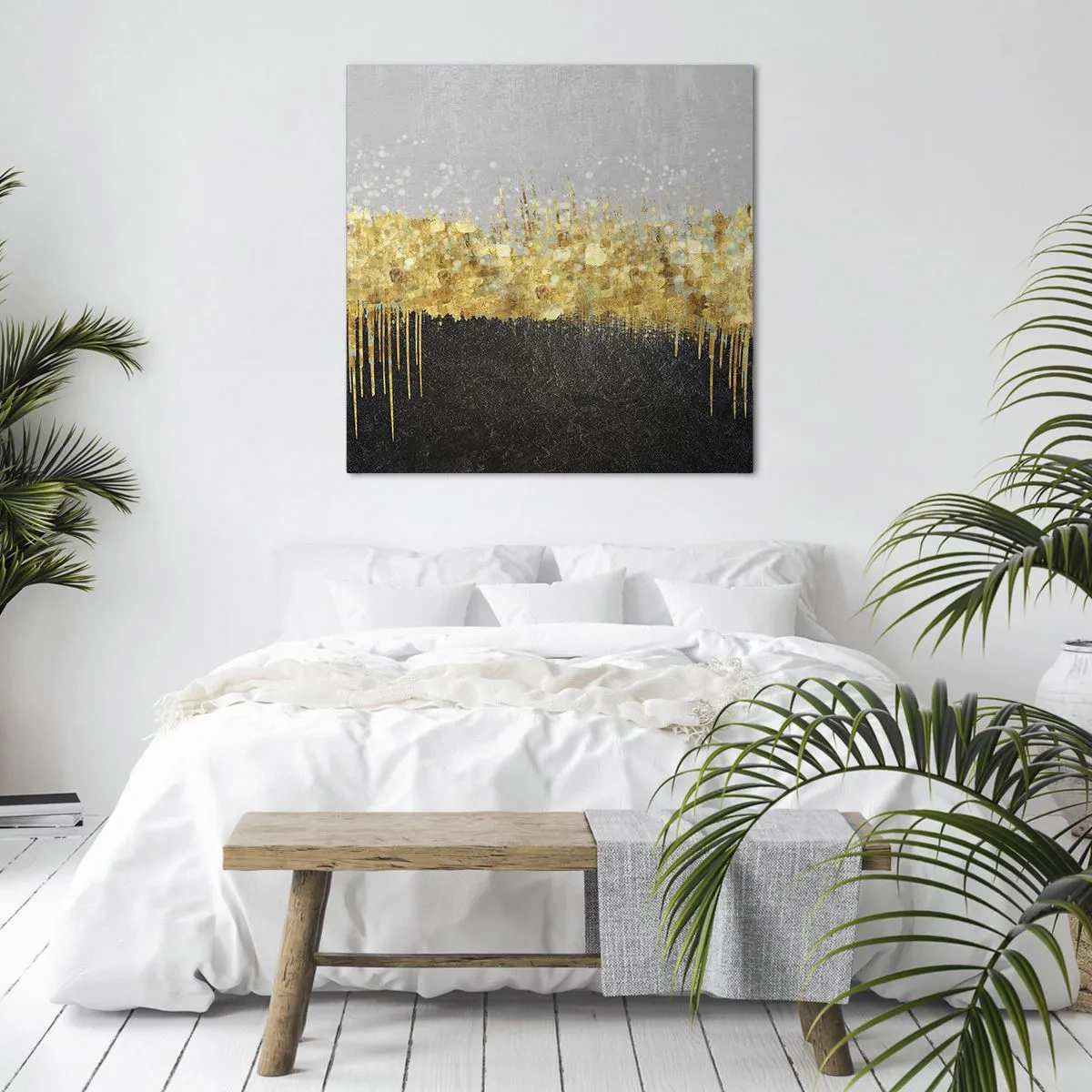 Impression sur toile - Image sur toile - Vers l'intérieur et vers le haut - 70x70 cm