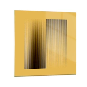 Impression sur verre - Image sur verre - Cadre opposé - 30x30 cm