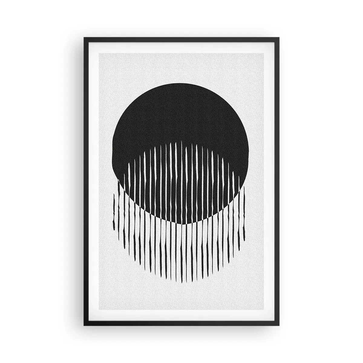 Affiche dans un cadre noir - Poster - Son alter ego - 61x91 cm