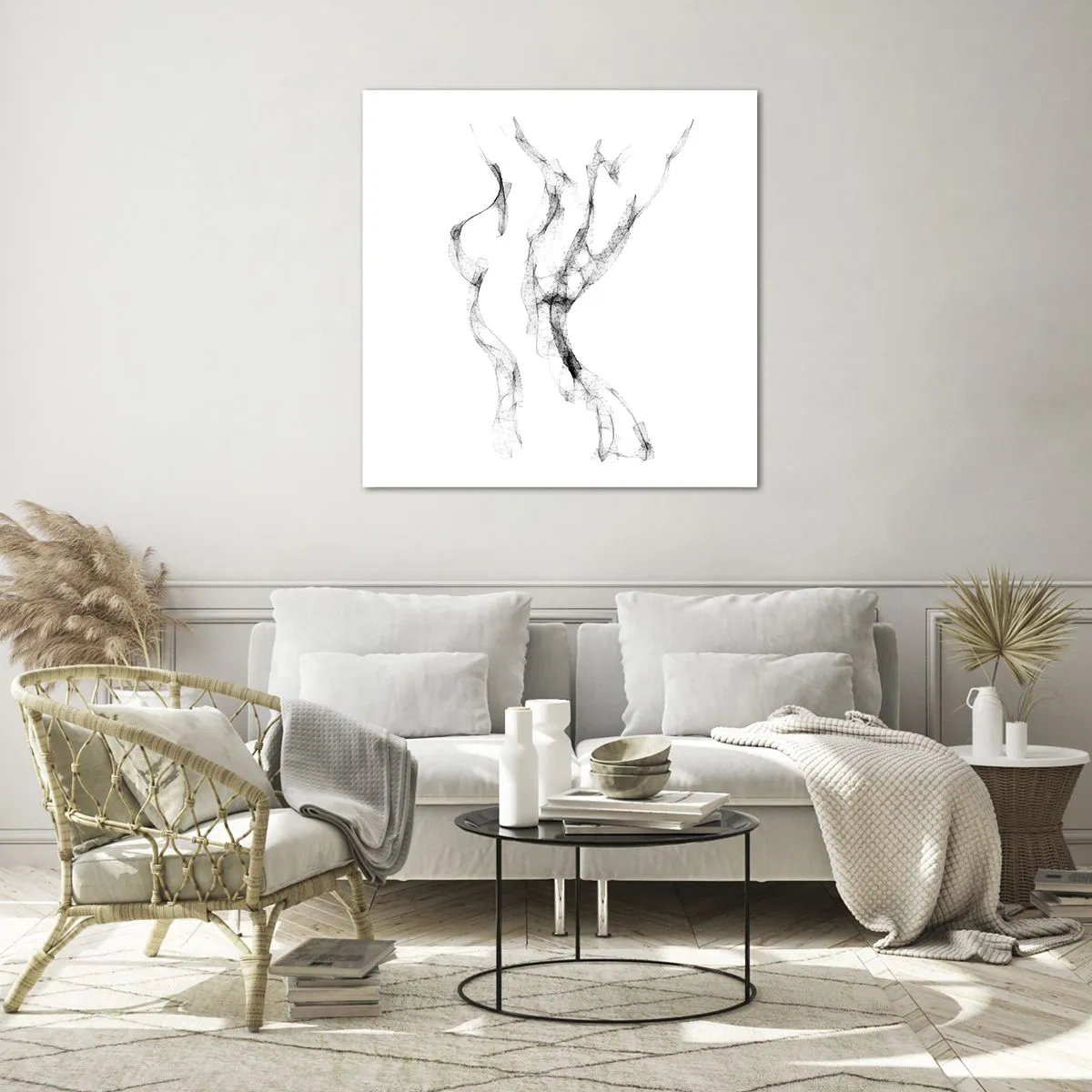 Impression sur verre - Image sur verre - Belle et forte - 30x30 cm