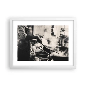 Affiche dans un cadre blanc - Poster - Alchimie des saveurs - 40x30 cm