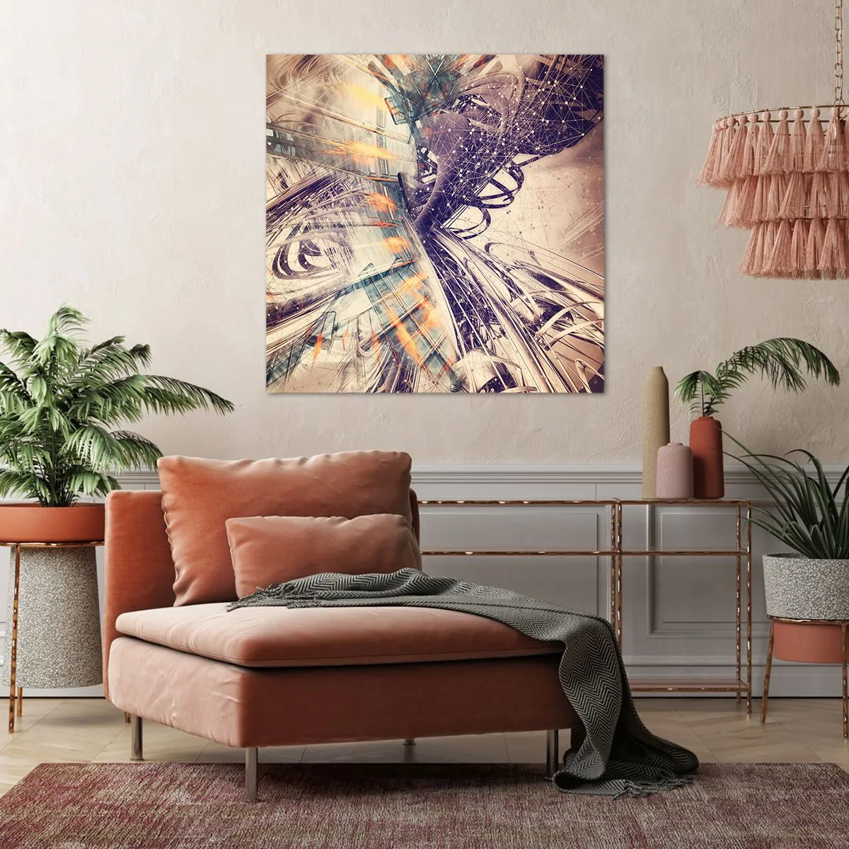 Impression sur toile - Image sur toile - En grande hâte - 60x60 cm