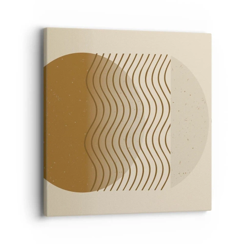 Impression sur toile - Image sur toile - Sur l'origine des figures géométriques - 40x40 cm