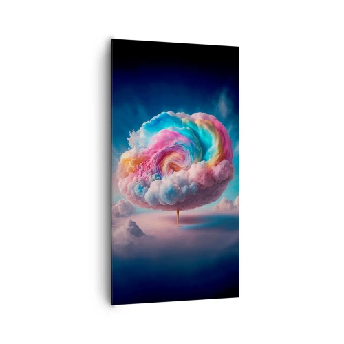 Impression sur toile - Image sur toile - Le rêve d'un parc d'attractions - 65x120 cm