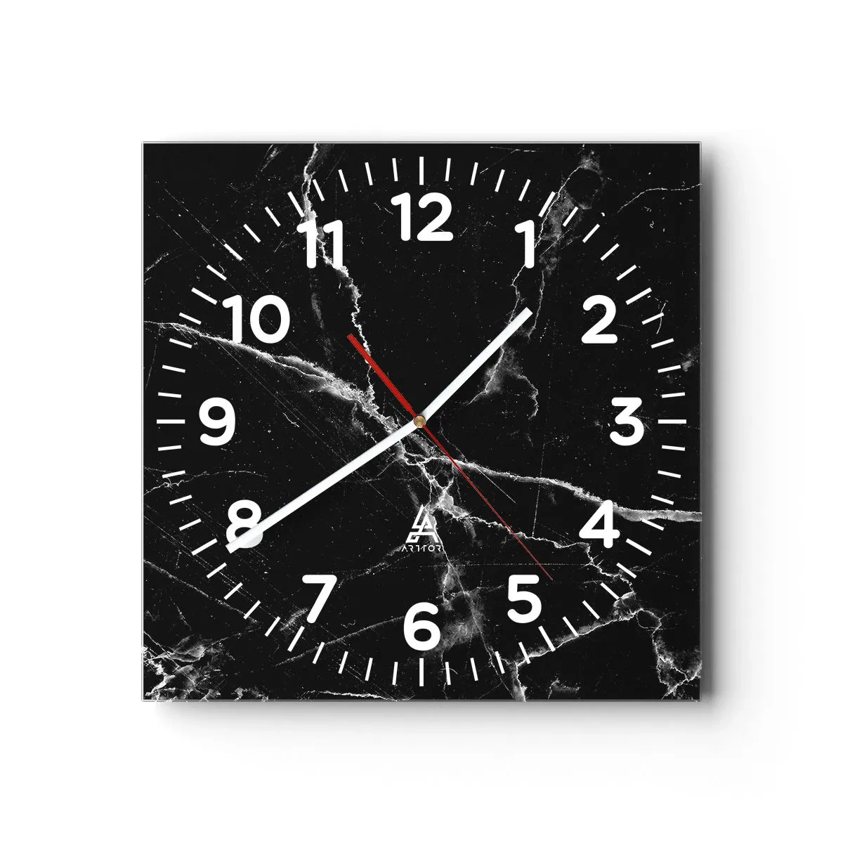 Horloge murale - Pendule murale - La vie secrète de la pierre - 30x30 cm