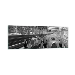 Impression sur verre - Image sur verre - Il y a longtemps à Monté Carlo - 90x30 cm